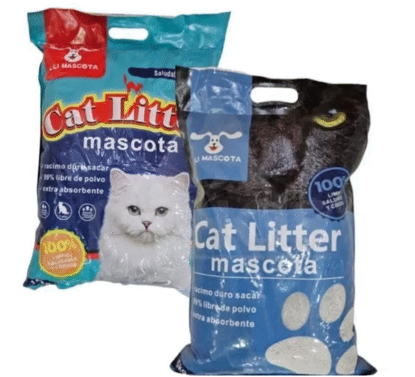 Arena sanitaria para gatos