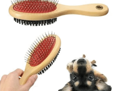 Cepillo para mascotas doble función