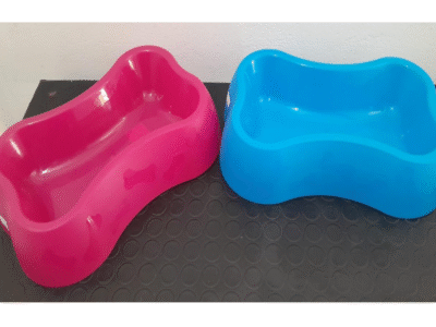 Platos forma de hueso grandes